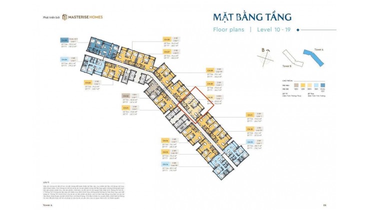 Masteri Đà Nẵng, độc quyền căn 2PN view pháo hoa toà A trục 12 tầng 10, giá công khai 6 tỷ 7